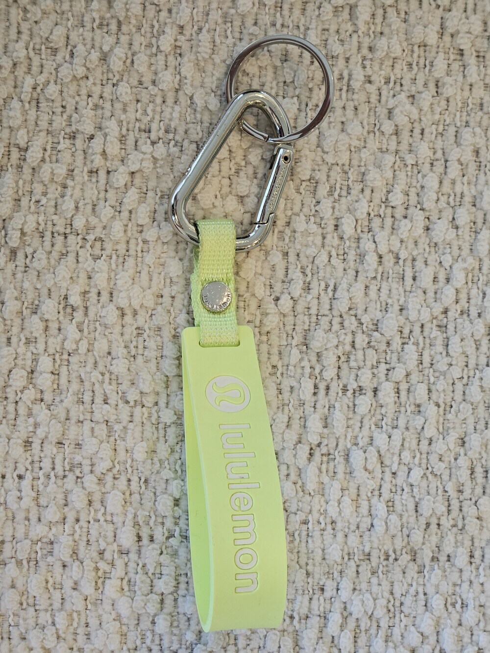 lululemon Green Logo Keychain